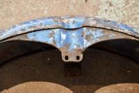 DOUGLAS: A circa 1950s front mudguard for a telescopic fork motorcycle, likely Douglas [Sydney] - 2