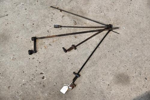 283 · TRIUMPH: A gear level and miscellaneous 2-speed brake rods [Sydney]