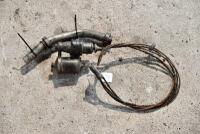 AMAC: An Amac carburettor, believed to suit a 2 3/4 HP Douglas, complete with manifold and control cables [Sydney]