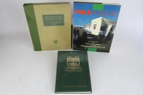 B.R.D.C: Three B.R.D.C Jubilee books with one Limited Edition 831/2500