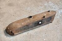 TANK: A veteran flat petrol tank, unknown maker, 66cm long, 13.5cm wide [Sydney] - 2