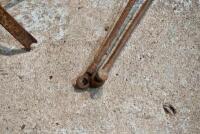 TRIUMPH: Two early&nbsp;gear levers, miscellaneous&nbsp;2-speed brake rods and mud guard stays [Sydney] - 7