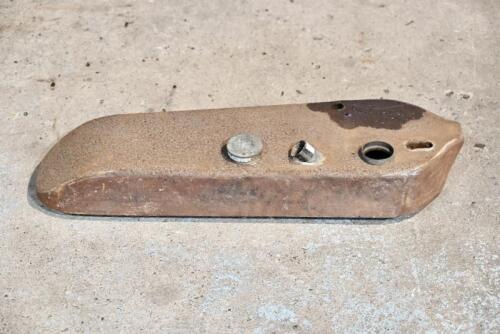 298 · DOUGLAS: A 1920s Douglas flat petrol tank, believed TS, approx 64cm long, 19.5cm wide [Sydney]