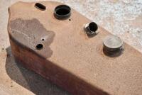 DOUGLAS: A 1920s Douglas flat petrol tank, believed TS, approx 64cm long, 19.5cm wide [Sydney] - 2