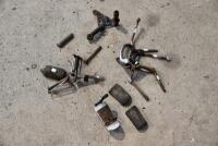 NORTON: A collection of various foot peds and brackets, suitable for 1920s-1950s, believed Norton [Sydney]