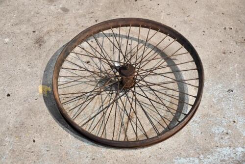 309 · Douglas: A 22" Douglas front wheel, believed to be circa 1920 [Sydney]