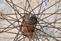 Douglas: A 22" Douglas front wheel, believed to be circa 1920 [Sydney] - 2