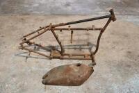 DOUGLAS: A 1920s frame and tank, possibly&nbsp;Douglas B29 'WF597' [Sydney]
