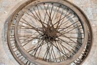 Douglas: A pair of 22", 40 spoke Douglas front and rear wheels with axle bearings, believed to be circa 1920s [Sydney] - 2