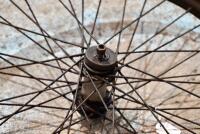 Douglas: A pair of 22", 40 spoke Douglas front and rear wheels with axle bearings, believed to be circa 1920s [Sydney] - 5
