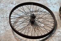 Douglas: A pair of 22", 40 spoke Douglas front and rear wheels with axle bearings, believed to be circa 1920s [Sydney] - 6