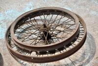 Douglas: A pair of 22", 40 spoke Douglas front and rear wheels with axle bearings, believed to be circa 1920s [Sydney] - 7