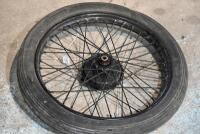WHEELS: Two circa 1950s 20" front and rear wheels [Sydney] - 5