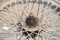 WHEELS: Two circa 1950s 20" front and rear wheels [Sydney] - 6