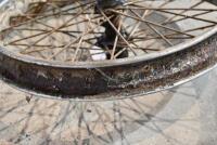 DOUGLAS:&nbsp;Douglas rear wheel, 19 inch rim, 40 spoke, spins freely, wider hub (8 inch) [Sydney] - 5