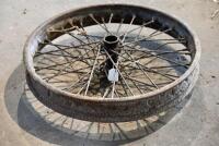 DOUGLAS:&nbsp;A Douglas rear wheel, 19 inch rim, 40 spoke,&nbsp;5 inch hub&nbsp;[Sydney]