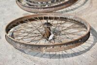 Douglas: A pair of 22", 40 spoke Douglas front and rear wheels with axle bearings, believed to be circa 1920s [Sydney] - 6
