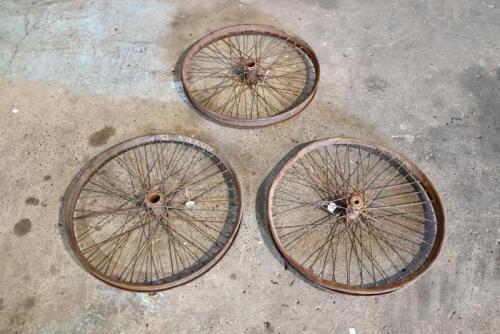 355 · DOUGLAS: A quantity of three 22" wheels, believed to be from a Douglas TS, no bearings [Sydney]