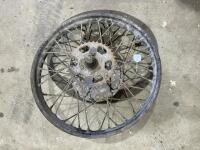 NORTON: Circa 1928-1931 Norton 500cc project including frame, webbed forks, tank with cap, chain guard and 18", 40 spoke Enfield rear wheel [Sydney] - 24