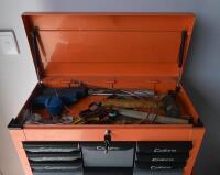 TOOL CHEST: A Calibre branded 16-drawer tool chest, plus mobile work bench [Location: Mount Waverley] - 3