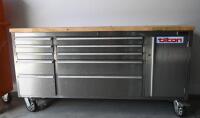 TOOL CHEST: A Calibre branded 16-drawer tool chest, plus mobile work bench [Location: Mount Waverley] - 11