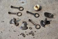 DOUGLAS: One box of miscellaneous&nbsp;crankshaft parts, believed to be from a Douglas EW [Sydney]