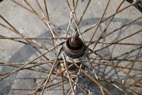 DOUGLAS: Three 20", 40 spoke wheels with bearings, believed&nbsp;to be from a Model EW [Sydney] - 4