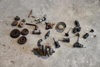 ENGINE: A group of miscellaneous motorcycle engine parts including valves, cams, lifters, sprockets [Sydney]
