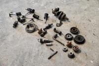 ENGINE: A group of miscellaneous motorcycle engine parts including valves, cams, lifters, sprockets [Sydney] - 3