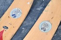 WATER SKIS: Pair of circa 1950s Fred Williams 'Double Singles' timber water skis [Sydney] - 6