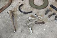 A group of various motorcycle parts, circa 1950s, unknown makes and models [Sydney] - 6