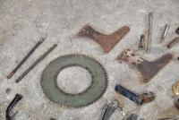 A group of various motorcycle parts, circa 1950s, unknown makes and models [Sydney] - 7