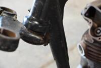 BSA: A M31 350cc engine (no. YB31-2586)&nbsp;in earlier modified&nbsp;WM20 frame (no. WM20-41178), incomplete and unrestored.&nbsp; - 3