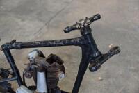 BSA: A M31 350cc engine (no. YB31-2586)&nbsp;in earlier modified&nbsp;WM20 frame (no. WM20-41178), incomplete and unrestored.&nbsp; - 4