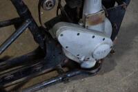 BSA: A M31 350cc engine (no. YB31-2586)&nbsp;in earlier modified&nbsp;WM20 frame (no. WM20-41178), incomplete and unrestored.&nbsp; - 6