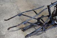 BSA: A M31 350cc engine (no. YB31-2586)&nbsp;in earlier modified&nbsp;WM20 frame (no. WM20-41178), incomplete and unrestored.&nbsp; - 7