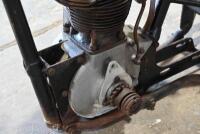BSA: A M31 350cc engine (no. YB31-2586)&nbsp;in earlier modified&nbsp;WM20 frame (no. WM20-41178), incomplete and unrestored.&nbsp; - 9