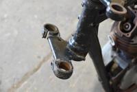 BSA: A M31 350cc engine (no. YB31-2586)&nbsp;in earlier modified&nbsp;WM20 frame (no. WM20-41178), incomplete and unrestored.&nbsp; - 10