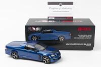 HOLDEN: 1:18 scale Biante Voodoo Blue HSV 20th Anniversary Maloo R8 Ute, No 24 of 474, Certificate of Authenticity, boxed.