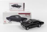 HOLDEN: 1:18 scale Classic Carlectables Metallic Black Holden HT Monaro GTS Coupe, No 378 of 720, Certificate of Authenticity, boxed,