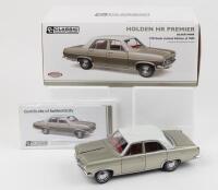 HOLDEN: 1:18 scale Classic Carlectables Silver Mink Holden HR Premier Sedan, No 1136 of 1500, Certificate of Authenticity, boxed.
