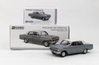 HOLDEN: 1:18 scale Classic Carlectables Gundagai Grey Holden EH Special Sedan, No 96 of 750, Certificate of Authenticity, boxed.