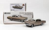 HOLDEN: 1:18 scale Classic Carlectables Landale Gold Metallic Holden HR Premier Sedan, No 453 of 1000, Certificate of Authenticity, boxed.