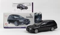 HOLDEN: 1:18 scale Cosmo Black Holden VY SS Ute, No 1047 of 1200, Certificate of Authenticity, Boxed.