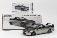 HOLDEN: 1:18 Classic Carlectables 2 Tone Balck and Grey VY SS Custom Ute, No 312 of 750, Certificate of Authenticity, boxed.