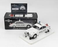 JAGUAR: 1:18 scale Model Icons International White 1968 Jaguar 240 Staffordshire and Stoke on Trent Constabulary Polic Car, Limited Edition No 806 of 1500, Certificate of Authenticity, boxed.