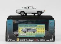 OZ LEGENDS: 1:32 scale Oz Legends Arctic White Chrysler Valiant Charger XL VJ Series 6 Pack Coupe, No 515 of 2500, Certificate of Authenticity, boxed.