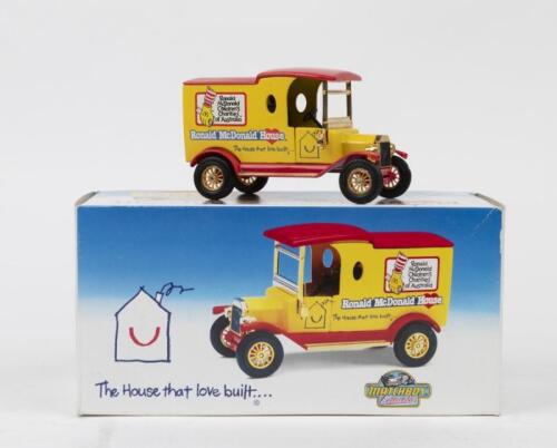 MATCHBOX COLLECTIBLES: 1:43 scale Matchbox Collectibles 1912 Ronald McDonald House Ford Model T Van, boxed.
