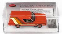 TRAX SELECT SERIES: 1:43 scale Trax Select Series TSS07 Orange 1977 Chrysler CL Drifter Panel Van, No 341 of 1260 pieces, Plaque of Authenticity, clear boxed.