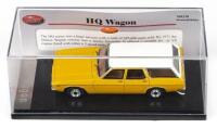 TRAX TRR: 1:43 Trax TRR17B Mustard and White 1973 Holden HQ Wagon, no C of A, clear boxed.